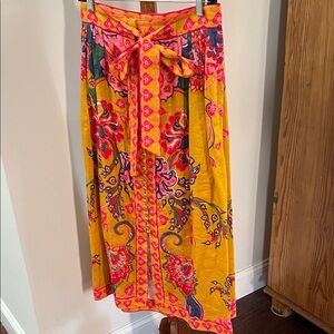 Zimmermann size 1 Linen Floral Skirt